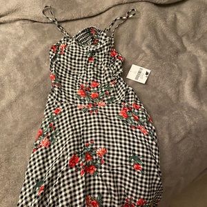 Ginham floral dress